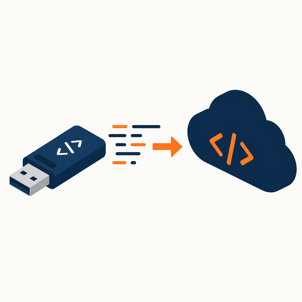 USB и облако с исходниками