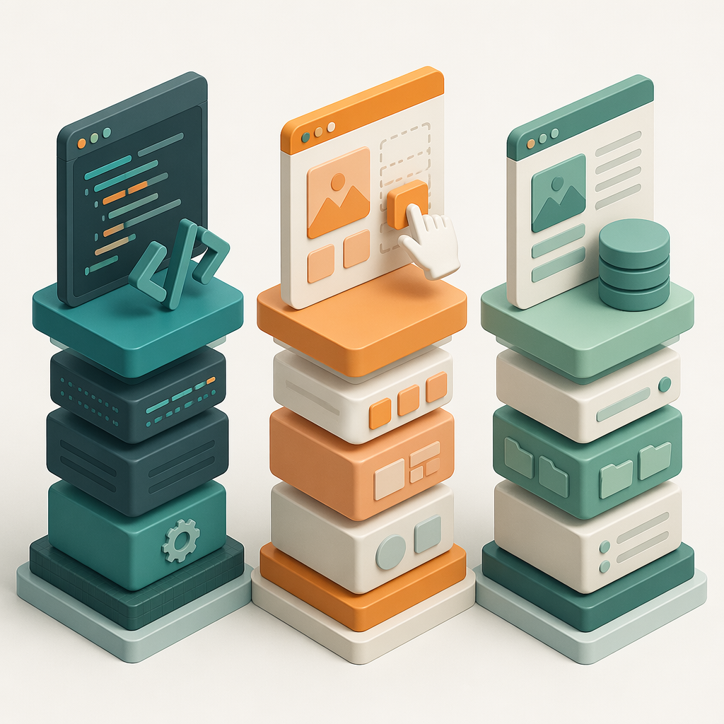 Технический стек для лендинга: HTML/CSS/JS vs конструкторы vs CMS